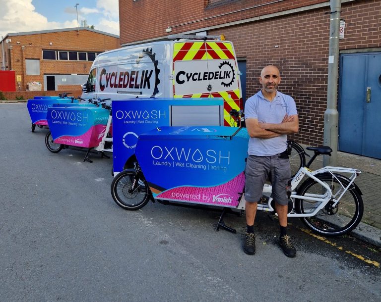 CYCLEDELIK on the spot fleet service & repairs for OXWASH..