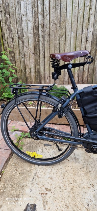 CYCLEDELIK Valve Guard Protection for ebikes and cargobikes with frame locks. 