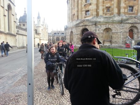 CYCLEDELIK safety checks and repairs for OXFORD City students